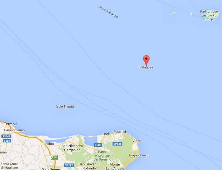 L'arcipelago di Pelagosa, le Tremiti e il Gargano
